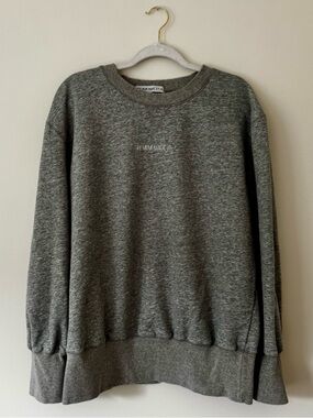 My Mum Made It Embroidered Crewneck Sweatshirt, Grey – Size XL